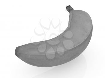 bananas on a white background