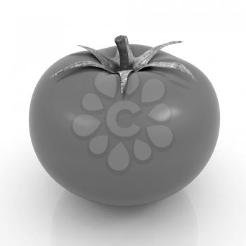 tomato on a white background