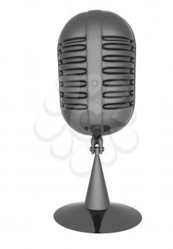 3d rendering of a microphone