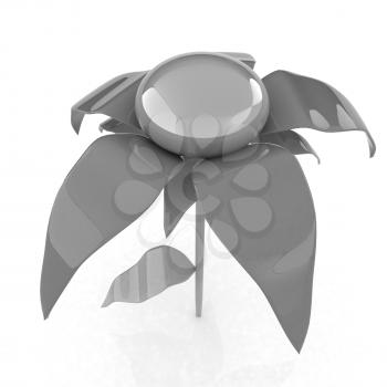 Flower icon 3d 