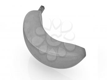 bananas on a white background