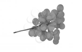 Grapes isolated on white background