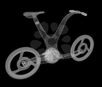 3d modern bike concept