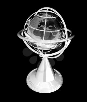 Terrestrial globe model 