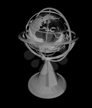 Terrestrial globe model 