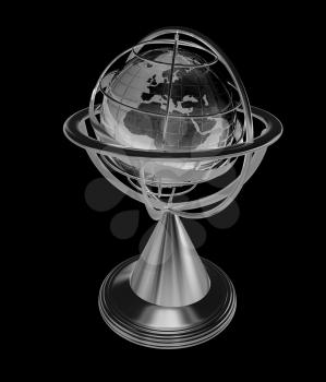 Terrestrial globe model 