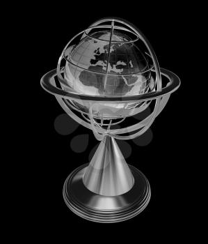 Terrestrial globe model 