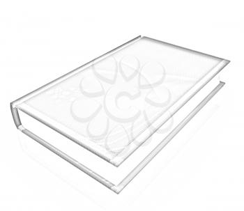 Book on a white background
