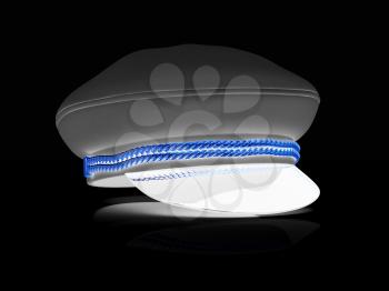 Marine cap on a white background