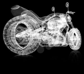 3d sport bike background