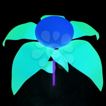 Flower icon 3d 