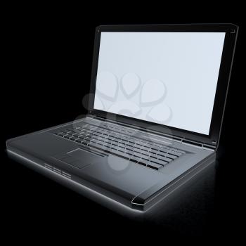 Laptop Computer PC on a white background