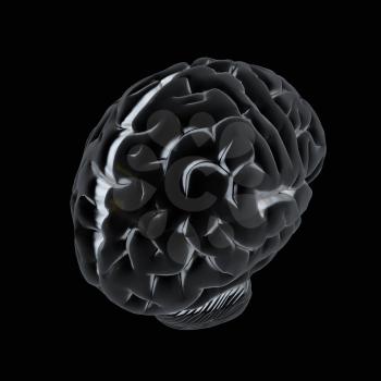 Metall human brain