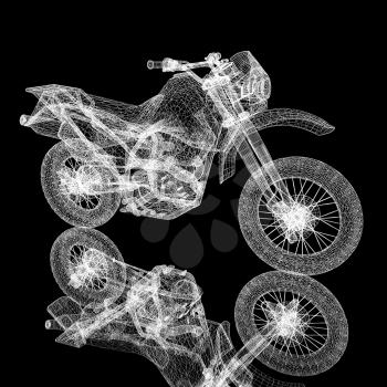 3d sport motocross bike