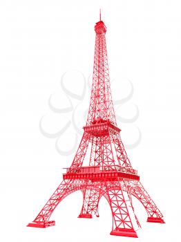 3d Eiffel Tower render