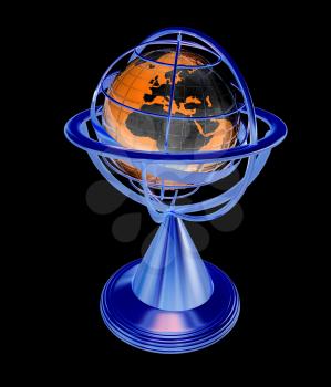 Terrestrial globe model 