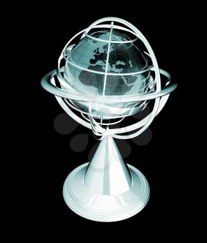 Terrestrial globe model 