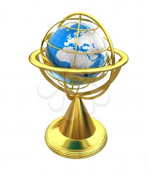 Terrestrial globe model 