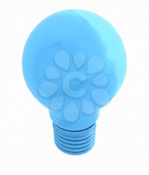 3d bulb icon