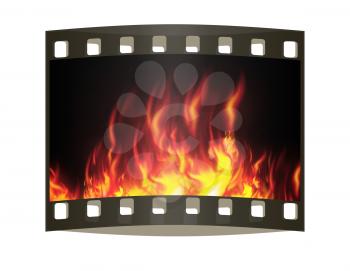 fire. The film strip