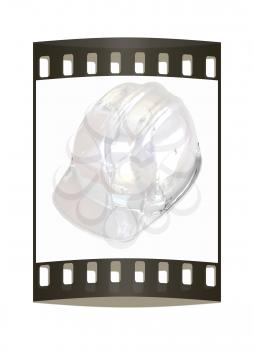 hard hat. The film strip