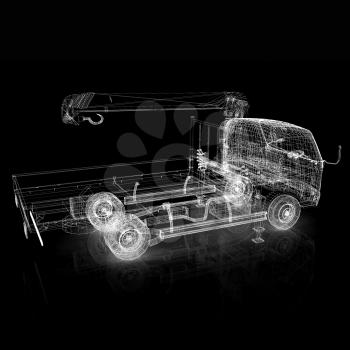 3d model truck