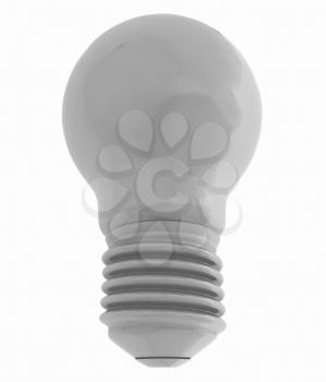 3d bulb icon