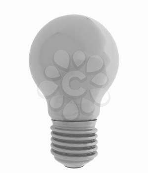 3d bulb icon