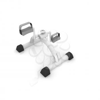 Exercise bike - fitness salon equipment