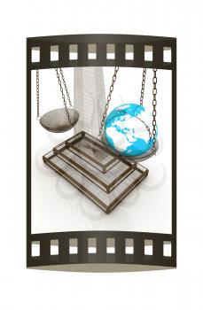 The philosophical concept: Earth lighter than vanity