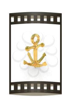 Gold anchor