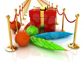 Beautiful Christmas gifts on New Year's path to the success