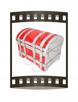 cartoon chest. The film strip