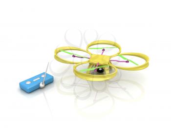 Drone with remote controller