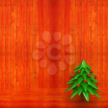 Christmas background. 3d illustration