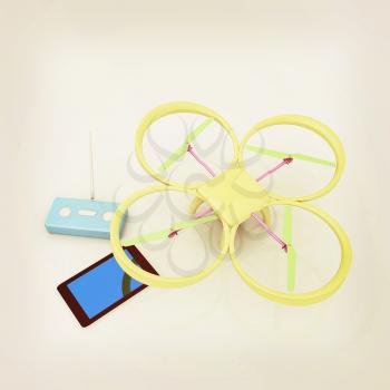 Drone, remote controller and tablet PC