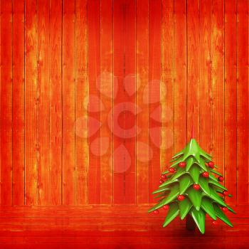 Christmas background. 3d illustration