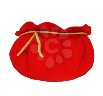 Bag on a white background. 3D illustration