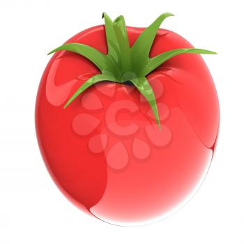 tomato. 3d illustration