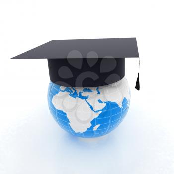 Global Education. 3d illustration