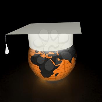 Global Education. 3d illustration