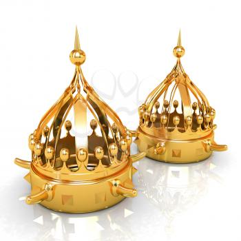 Crown. 3d render