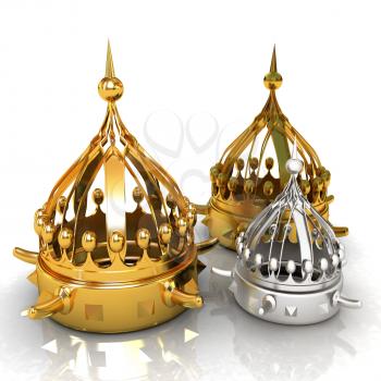 Crown. 3d render