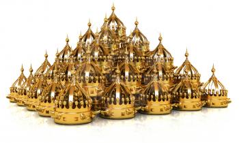 Crown. 3d render