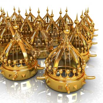 Crown. 3d render