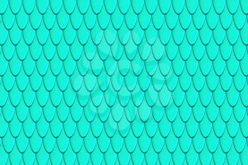 Fish scales background. Animal skin texture. Graphic design element for web, restaurant flyers, food posters, scrapbooking. 3D illsutration