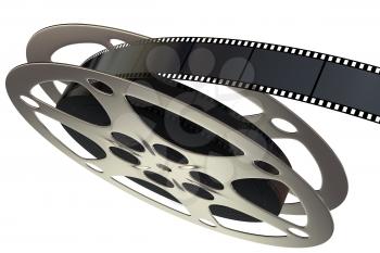 Film reel isolated