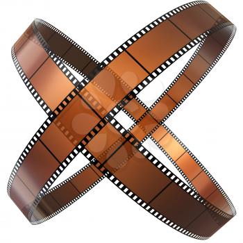 Two crossed rings of films