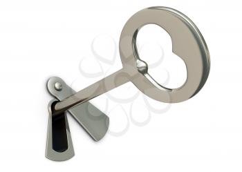 Key in keyhole