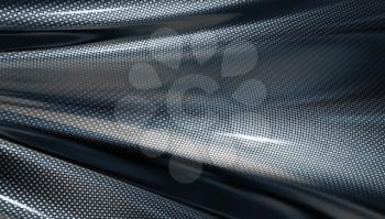 Carbone fiber background. 3D illustration